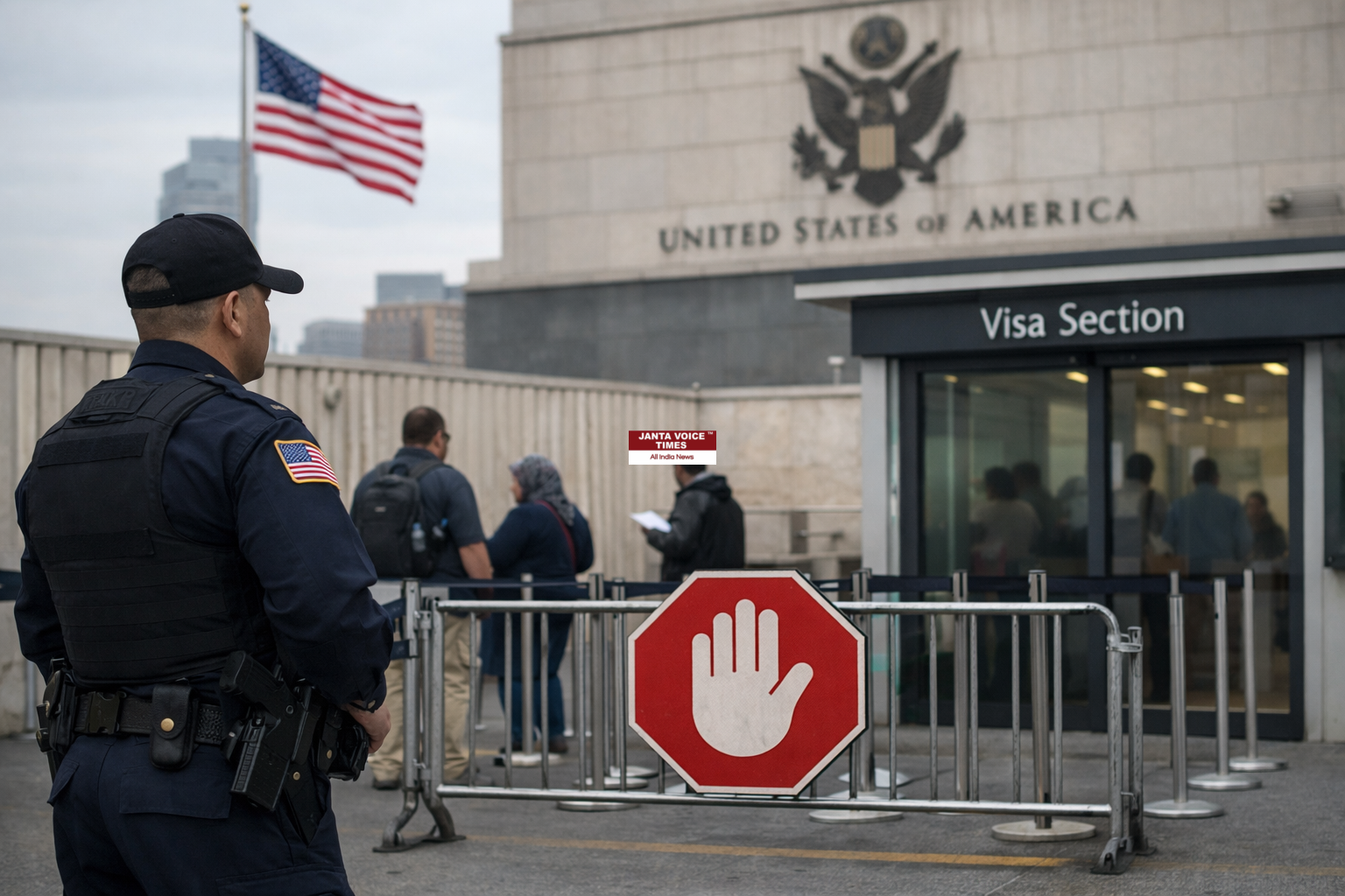 अमेरिका सरकार ने बड़ा फैसला लेते हुए 75 देशों के नागरिकों के लिए इमिग्रेशन वीज़ा प्रोसेसिंग पर अस्थायी रोक लगा दी है। यह निर्णय 21 जनवरी 2026 से लागू होगा और अगले आदेश तक प्रभावी रहेगा। यह रोक उन लोगों पर लागू होगी जो अमेरिका में स्थायी निवास (ग्रीन कार्ड) के लिए आवेदन कर रहे हैं। हालांकि, टूरिस्ट, स्टूडेंट और बिजनेस वीज़ा पर इसका असर नहीं पड़ेगा। अमेरिकी अधिकारियों का कहना है कि यह कदम वीज़ा जांच प्रक्रिया को सख्त बनाने और सरकारी सुविधाओं पर निर्भरता को रोकने के उद्देश्य से उठाया गया है। इस फैसले से एशिया, अफ्रीका, मध्य-पूर्व और लैटिन अमेरिका के कई देशों के नागरिक प्रभावित होंगे। इस निर्णय के कारण हजारों परिवारों के पुनर्मिलन और स्थायी बसावट की योजनाएं अब टल सकती हैं।